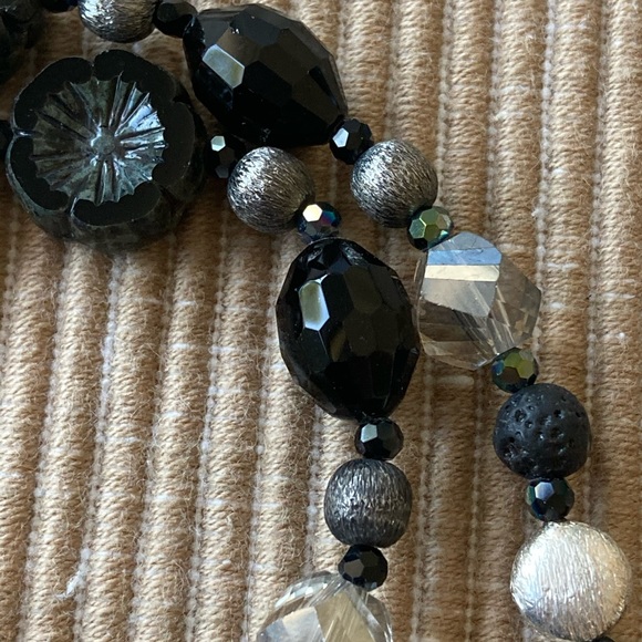 NWT Sterling Silver Crystal Quartz & Spinel Necklace w Star Pendant - Picture 13 of 13